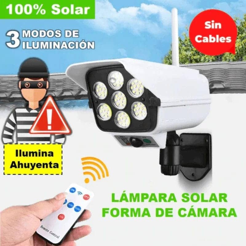 FOCO LED SOLAR - TIPO CAMARA (ORIGINAL) 🔥1 foco x 60.000 🔥 Marblacks