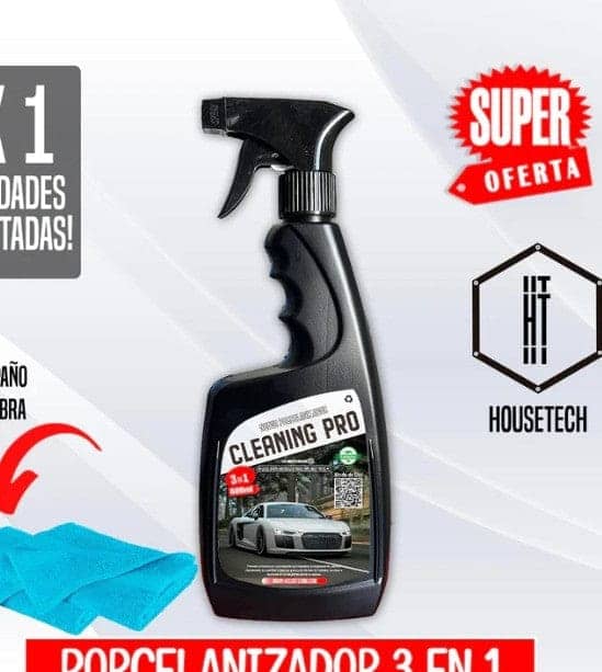 PORCELEANIZADOR CLEANING PRO VEHÍCULO Marblacks