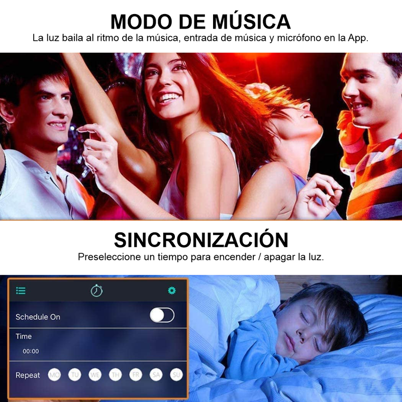 Cinta De Luz Led Rgb 5 Metros Con App