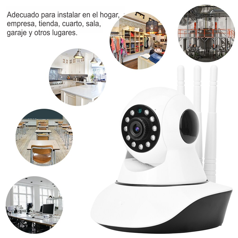 Cámara De Seguridad Robótica HD 360°