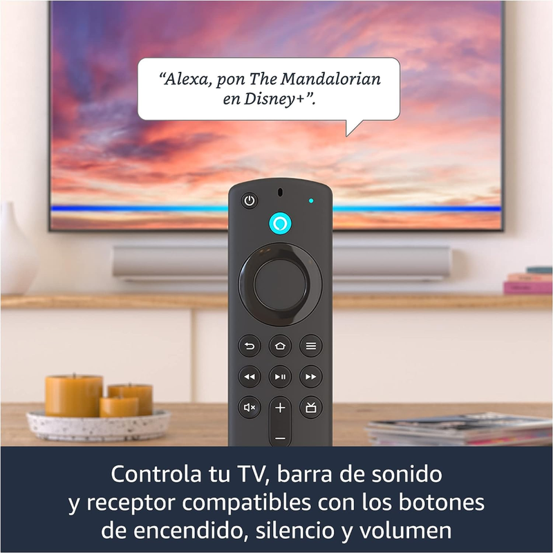 Amazon Fire Tv Stick 4k Hd 3Gen Por Voz