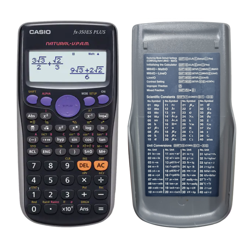 Calculadora Casio Fx-350es Plus 252 Func