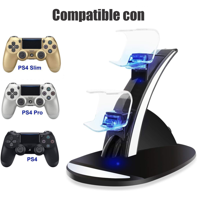 Base De Carga Dual Sony Play Station Ps4