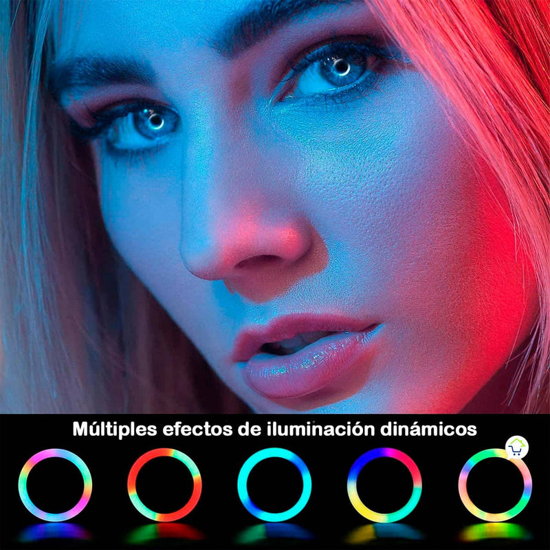 Mini Aro De Luz Led RGB Celular Portable