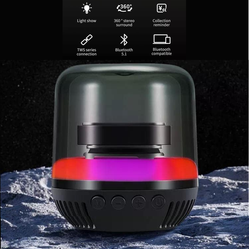 Altavoz Inalámbrico RGB Mini Speaker Q38