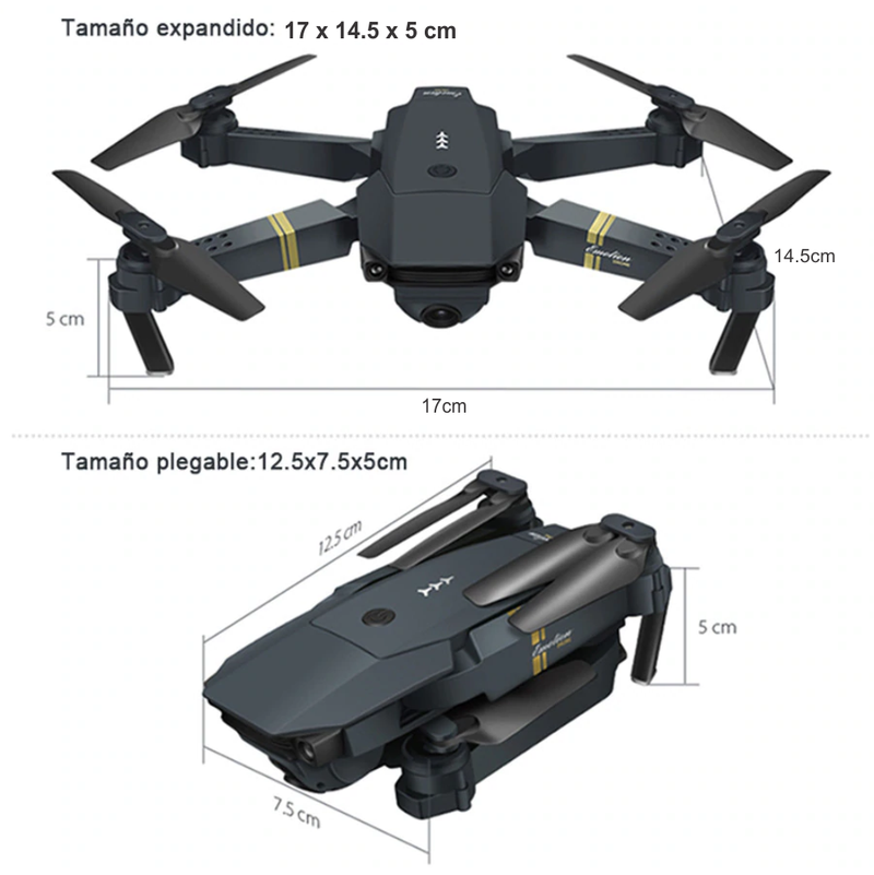 Drone Plegable Con Cámara 998w