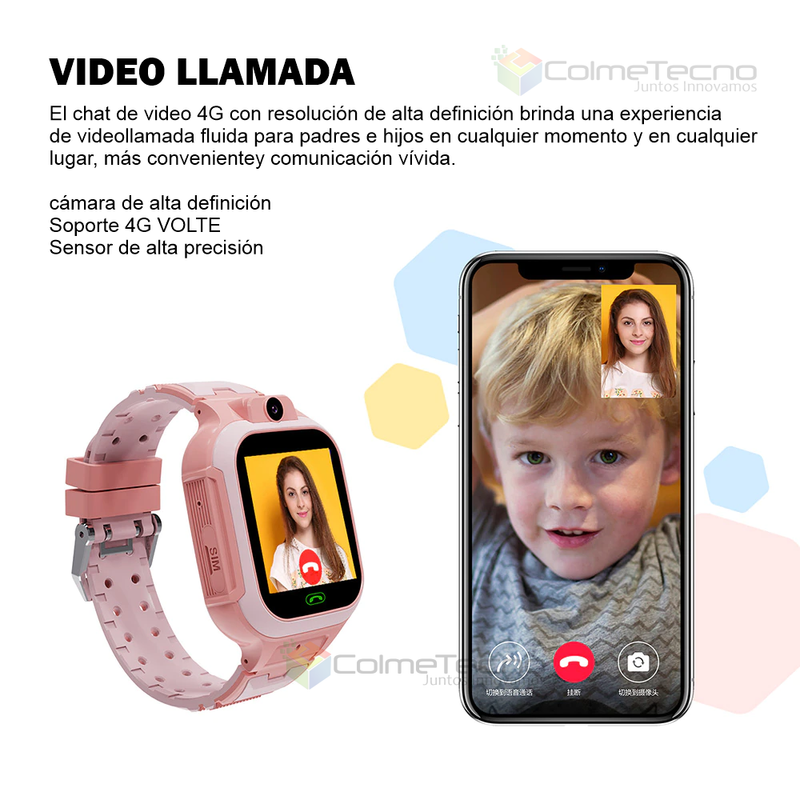 Smartwatch 4G Niños GPS T20 Homologado