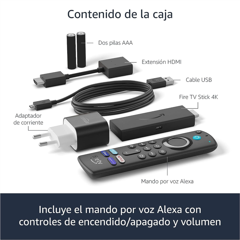 Amazon Fire Tv Stick 4k Hd 3Gen Por Voz