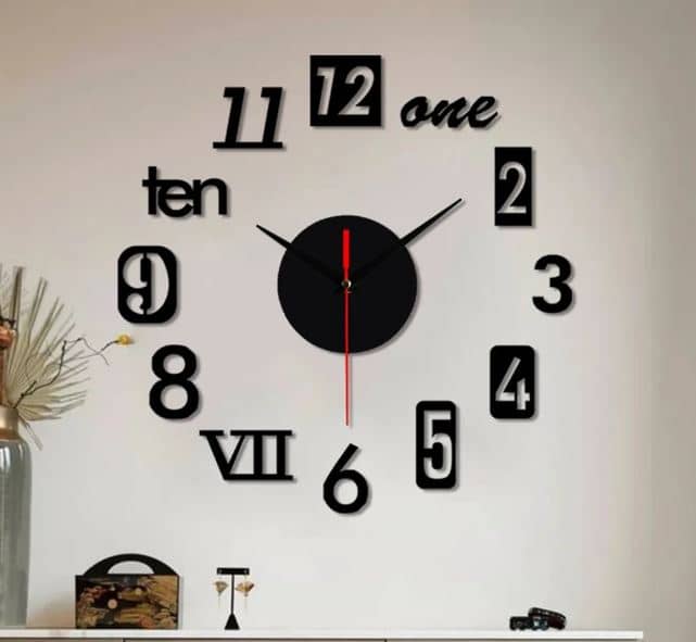 Reloj 3d de Pared 3D