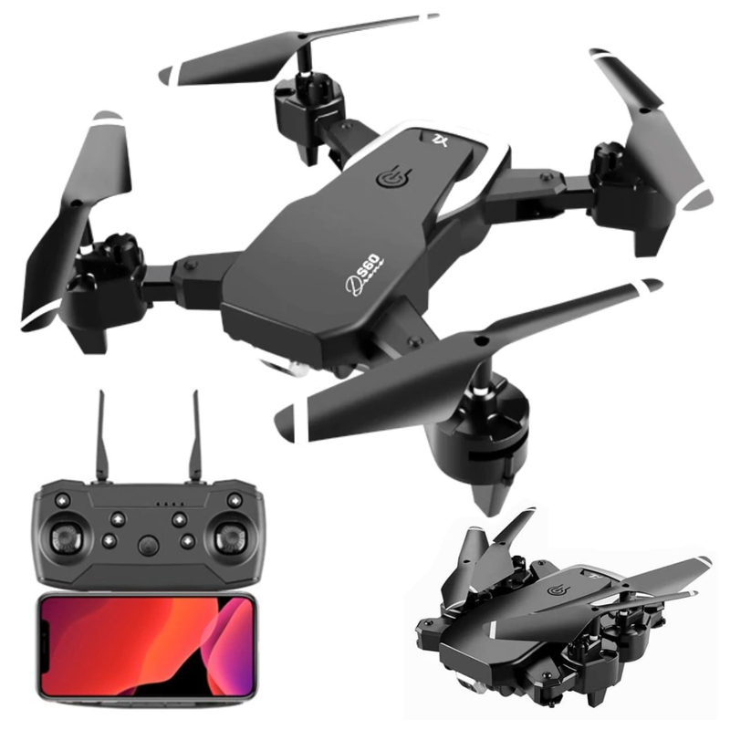 Drone Plegable Cámara Wifi 2.4g FPV S60