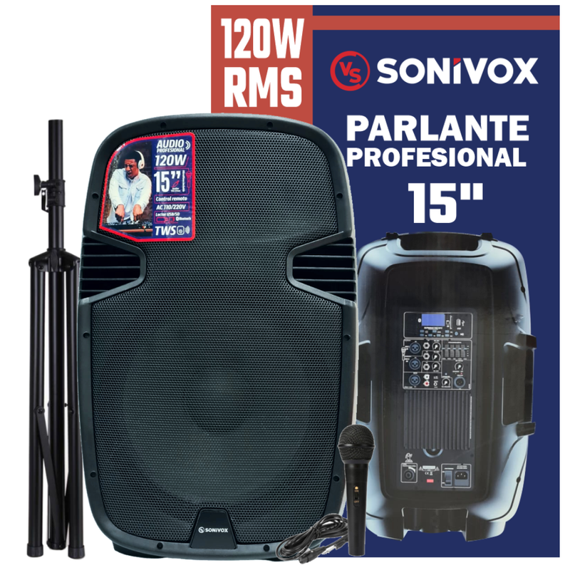 Cabina ProfesionalSonivox 120w Vs-ac715n