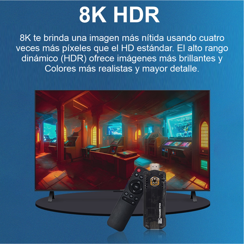 Emulador de Juegos GAME BOX 8K + Android