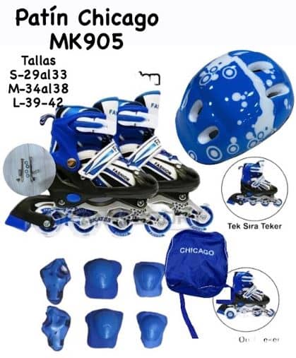 Kit Patines Talla 19 al 42