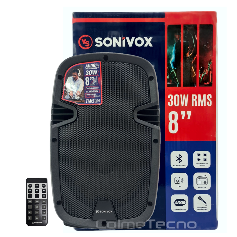 Cabina De Sonido Sonivox VS-AC708NB