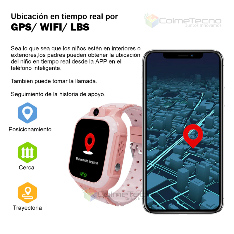 Smartwatch 4G Niños GPS T20 Homologado