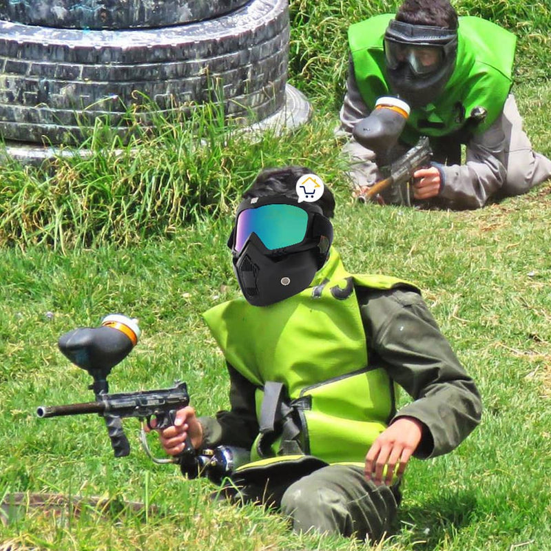 Careta Paintball Máscara Airsoft Motocro