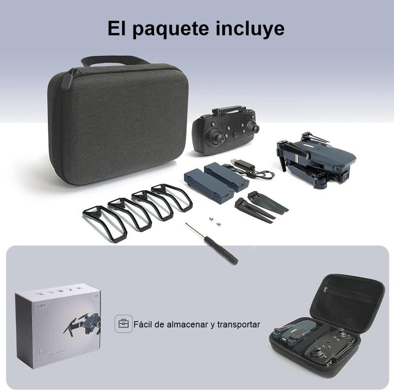 Drone Plegable Con Cámara Wifi 2.4g 998w