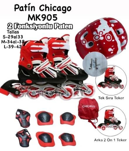 Kit Patines Talla 19 al 42