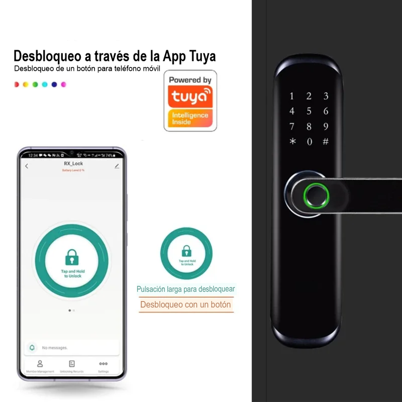 Cerradura Inteligente Wifi  Huella App
