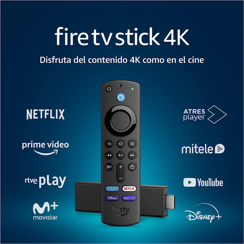 Amazon Fire Tv Stick 4k Hd 3Gen Por Voz