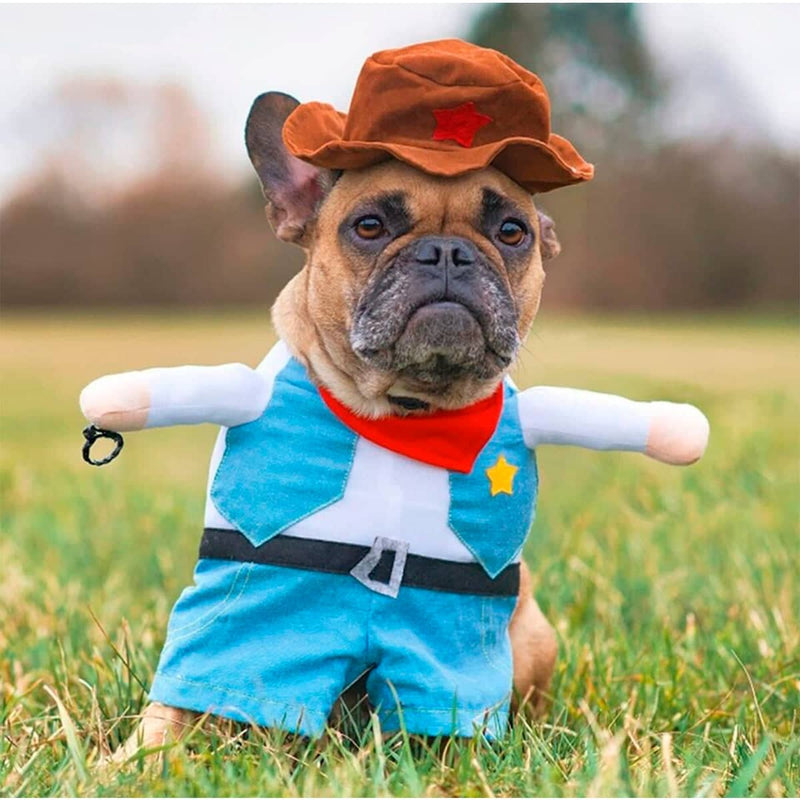 Disfraz De Vaquero Mascotas Perro Gato