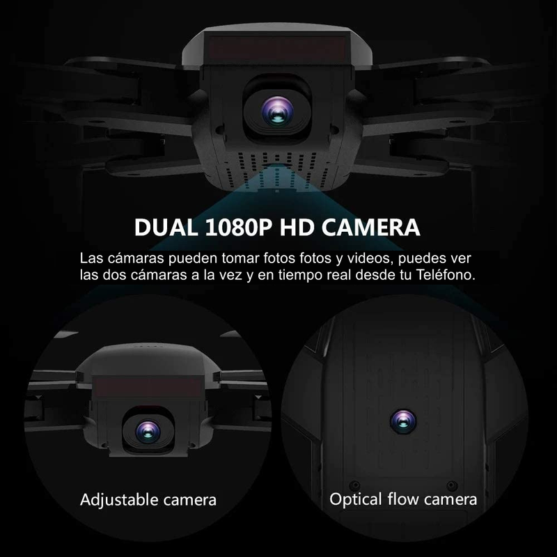 Drone Doble Cámara HD2.4G DM107+Bateria