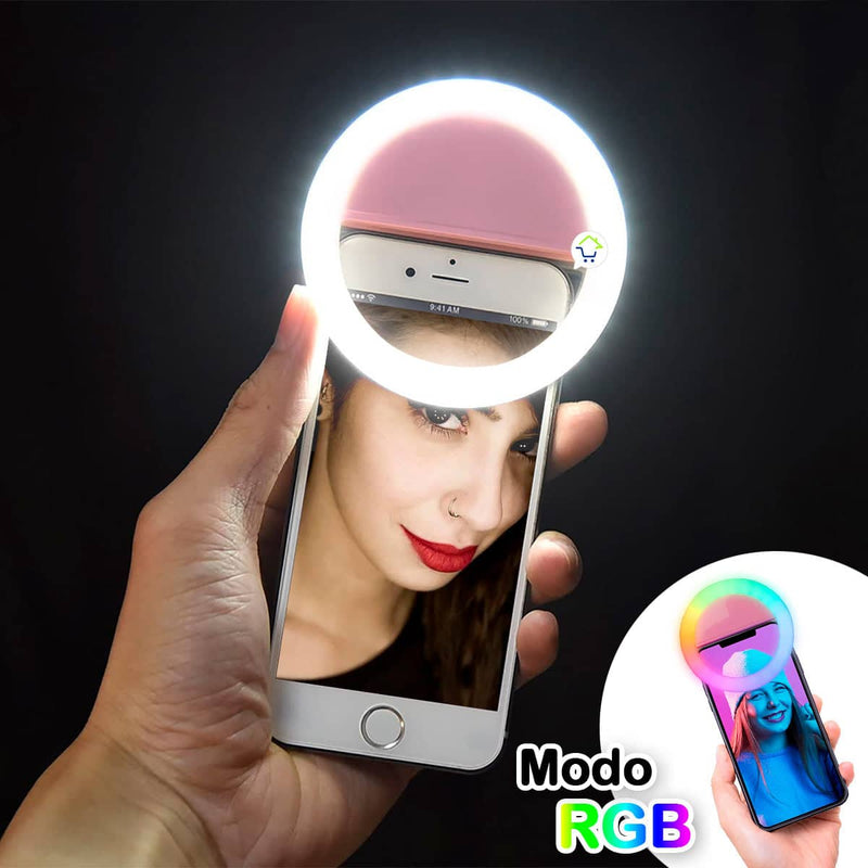 Mini Aro De Luz Led RGB Celular Portable