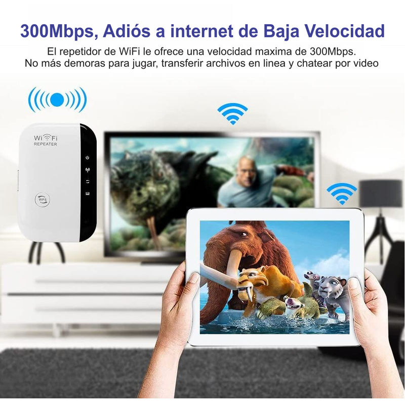 Amplificador De Señal Repetidor LAN 300