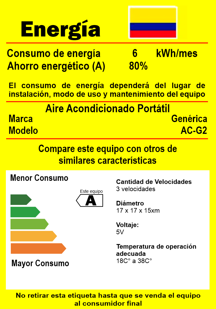 Aire Acondicionado Portátil Recargabl G2