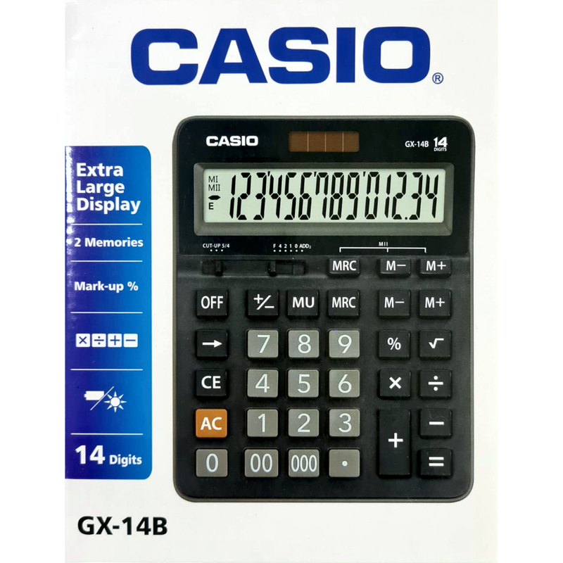 Calculadora Basica Casio Gx-14b 14 Digit