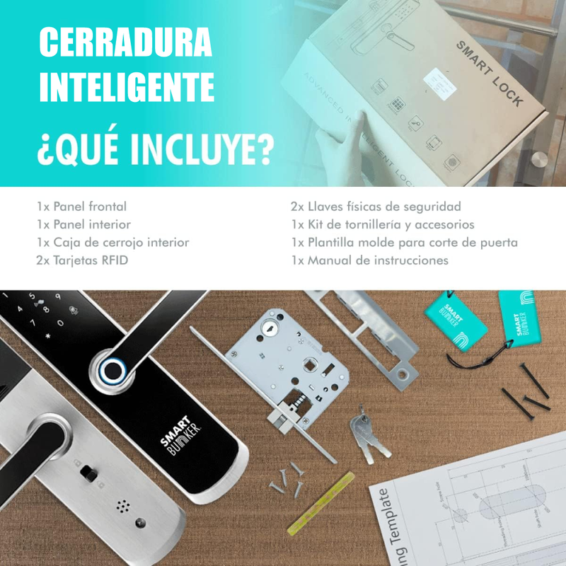 Cerradura Inteligente Wifi  Huella App