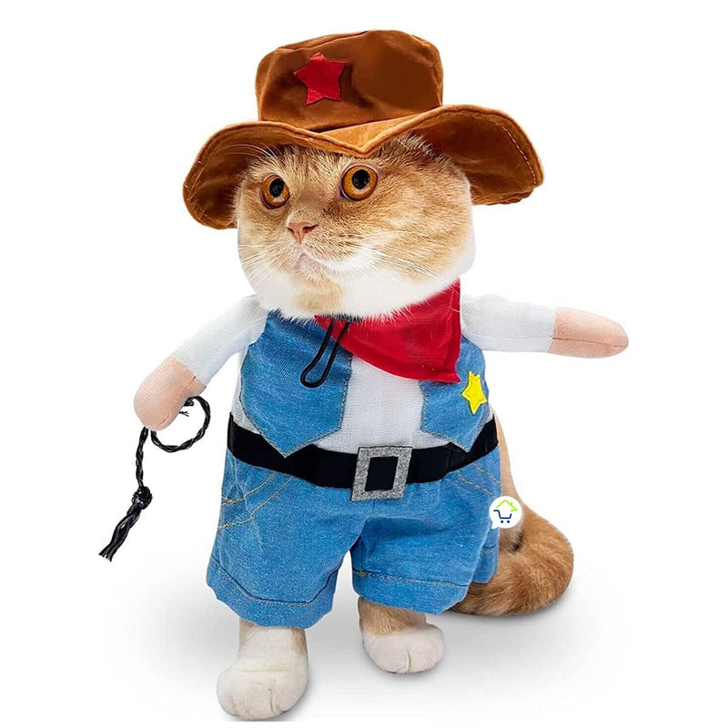 Disfraz De Vaquero Mascotas Perro Gato