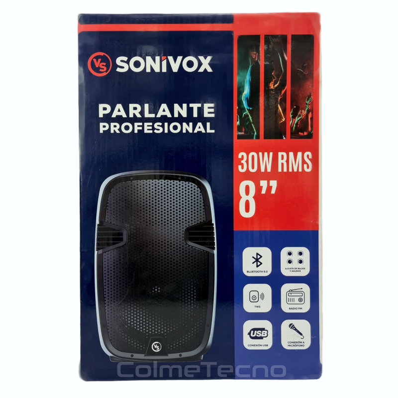 Cabina De Sonido Sonivox VS-AC708NB