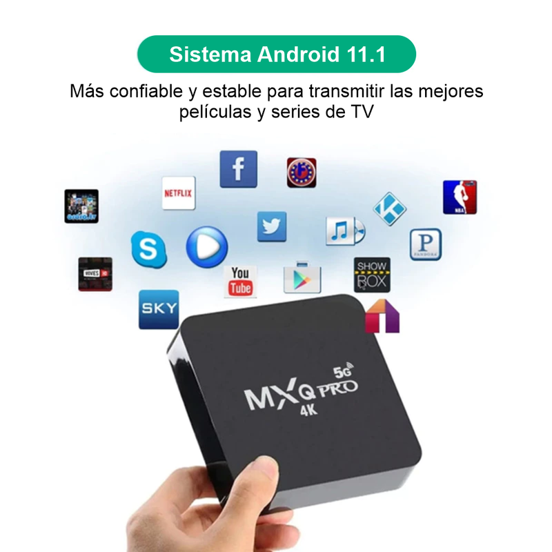 Convertidor A Smart TV Box5G 2GB + 16GB