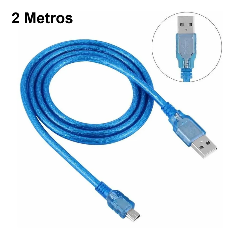 Cable Mini Usb 2.0 Tipo A Usb 2metros