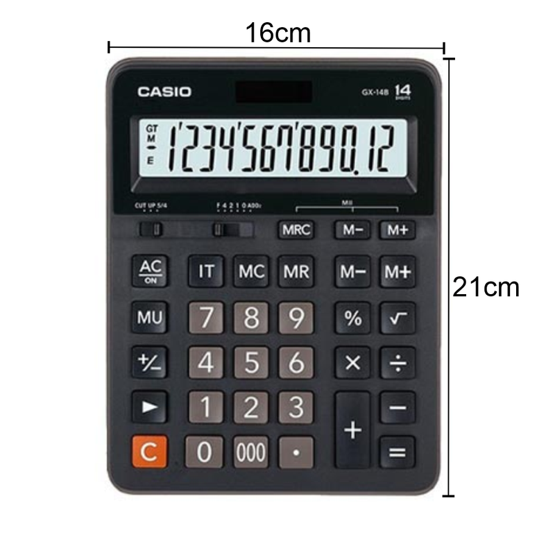 Calculadora Basica Casio Gx-14b 14 Digit