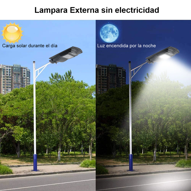 Lampara Solar Para Exterior 120w Cl-111