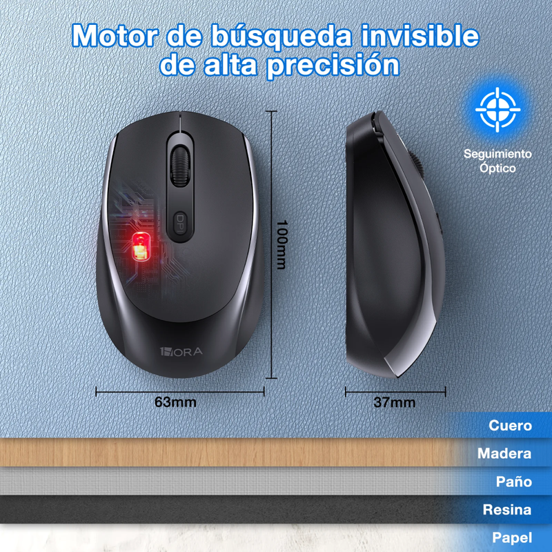 1hora Mouse Inalambrico Receptor Usb Rat